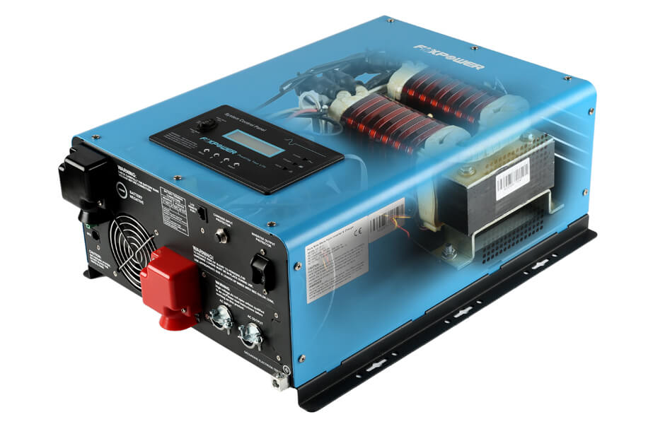 ETL listed inverter charger internal view